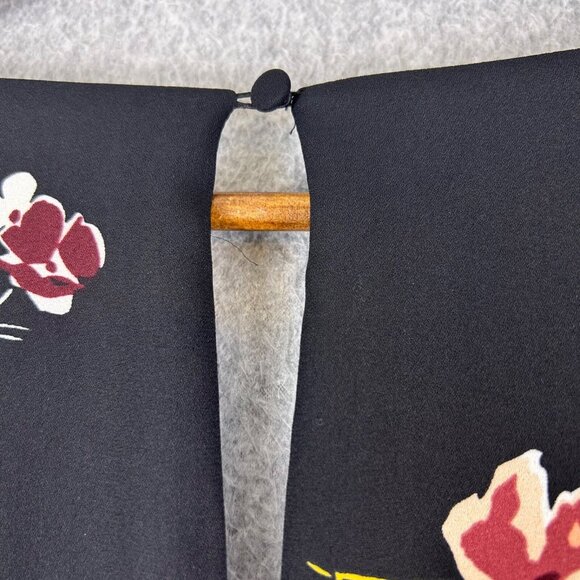 1. State Romper Womens Medium Black Floral Ruffle V-Neck Long Sleeves Casual NWT - Picture 13 of 15